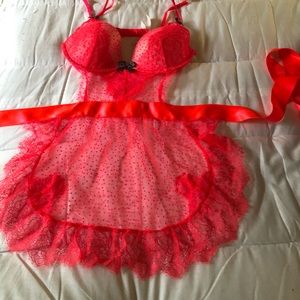 Victoria’s Secret Red Maid’s Outfit Size 34C